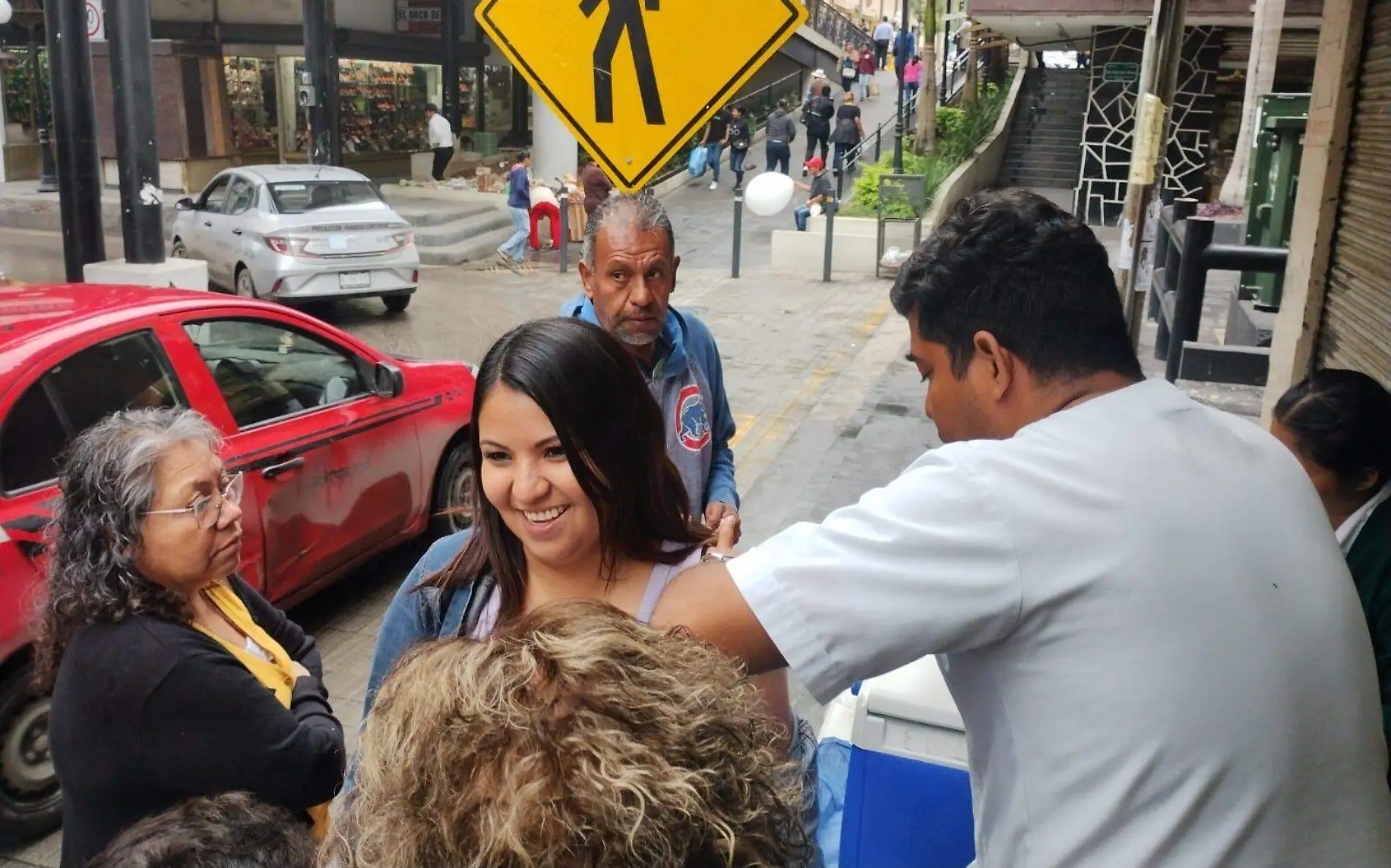 Llevan inoculación de Covid-19 e influenza a Tampico 